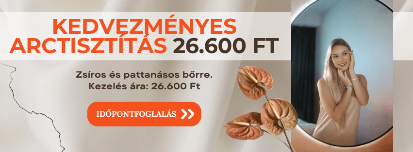 Kedvezményes arctisztítás 26.600 Ft